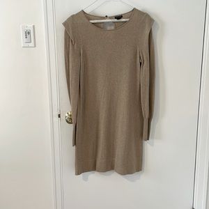 Club Monaco 100% merino wool mini sweater dress